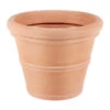 Vasar Kunststoff-Topf Doppio Bordo, Rund, Terrakotta -Garten im Freien 1107614 BildFS 001 UebertopfImprunetaDoppioBordoKunTopfImpruneta70Cm