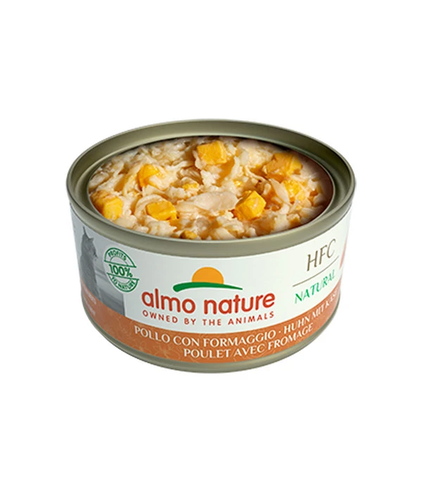 Almo Nature Nassfutter Für Katzen HFC Natural, Huhn Mit Käse, 24 X 70 G 4 Almo Nature Nassfutter Für Katzen HFC Natural, Huhn Mit Käse, 24 X 70 G – Bild 2