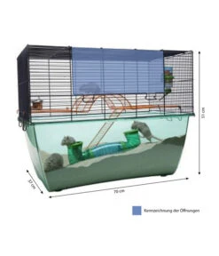 SAVIC Nagerheim "Habitat XL", Ca. B70/H51/T37 Cm -Garten im Freien 1652783 WE BG 001 SavicNagerheimHabitat