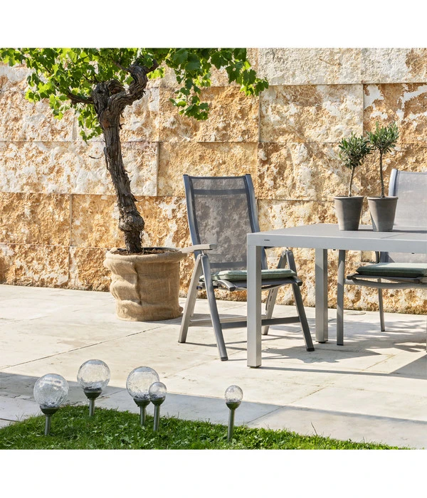 Dehner Solarleuchte Glaskugel, Ca. Ø8/H34 Cm 4 Dehner Solarleuchte Glaskugel, Ca. Ø8/H34 Cm – Bild 2