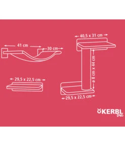 KERBL Pet Kletterwand Zugspitze, 5-teilig 7 KERBL Pet Kletterwand Zugspitze, 5-teilig -Garten im Freien 2028579 WE DE 001 KerblKMKletterwandZugspitze