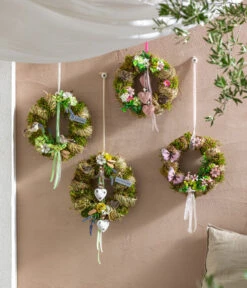 Dehner Türkranz Lavendel, Ca. Ø28 Cm -Garten im Freien 22020216 WE MO 001 ImageBildKraenze Fruehling01