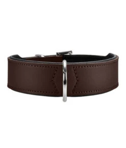HUNTER® Hundehalsband Basic, Braun/schwarz