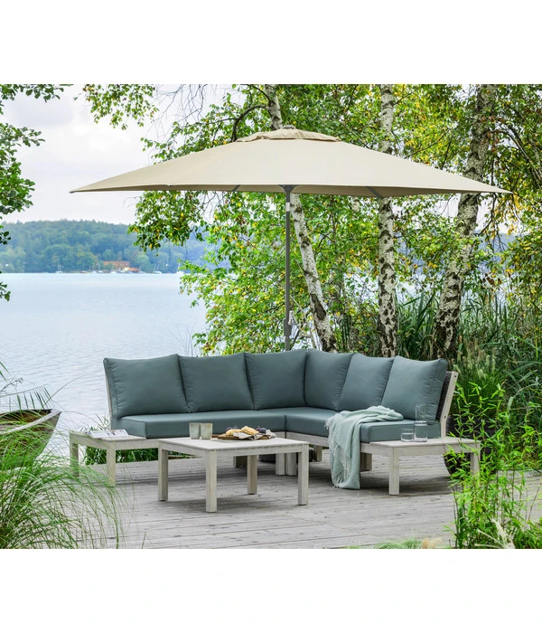 Dehner Sonnenschirm Samos, Rechteckig, Ca. B300/T200 Cm 7 Dehner Sonnenschirm Samos, Rechteckig, Ca. B300/T200 Cm – Bild 5