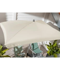 Dehner Sonnenschirm Keros, Rechteckig, Ca. B255/T170 Cm 16 Dehner Sonnenschirm Keros, Rechteckig, Ca. B255/T170 Cm -Garten im Freien 2408060 WE MO 003 DehnerSchirmKerosCremeNeu