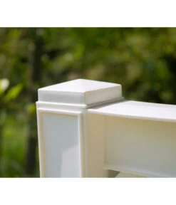 KHW Kunststoff-Gartenbank Kopenhagen -Garten im Freien 2547511 WE DE 001 BankKopenhagenweiss