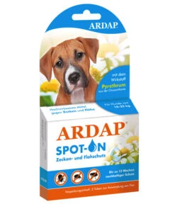 ARDAP® Zecken- Und Flohschutz Spot-On Für Mittelgroße Hunde, 3 X 2,5 Ml