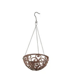 Dehner Gusseisen-Hängeampel Katalonien Mit Kokoseinlage, Rund, Rost, Ca. Ø30/H15 Cm 10 Dehner Gusseisen-Hängeampel Katalonien Mit Kokoseinlage, Rund, Rost, Ca. Ø30/H15 Cm -Garten im Freien 2745461 BildD 001 HaengeampelBasketHangingbasket30Cm