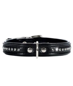 HUNTER® Hundehalsband Modern Art Luxus, Schwarz