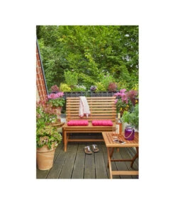 Dehner Akazienbank Paisley, 2-Sitzer -Garten im Freien 3099728 WE MO 002 Akazienbank Paisley 1