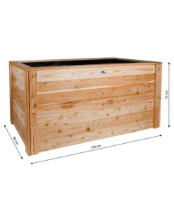 Dehner Hochbeet Gärtner, Ca. B150/H75/T80 Cm -Garten im Freien 3180478 WE BG 001 Hochbeet GaertnerNeu