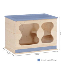 Silvio Design Nagerkäfig Coco, Ca. B52/H60/T50 Cm -Garten im Freien 3203601 WE BG 001 NagerkaefigCoco