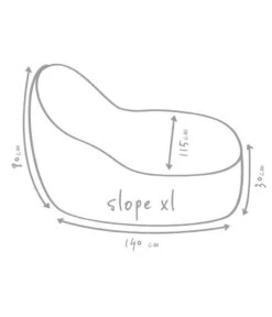 Outbag Outdoor-Sitzsack Slope XL Plus -Garten im Freien 3464930 WE DE 002 SlopeXlPlusAnthrazit