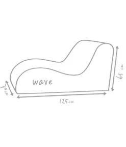 Outbag Outdoor-Sitzsack Wave Deluxe Skin -Garten im Freien 3502218 WE DE 002 WaveSkinKiesel