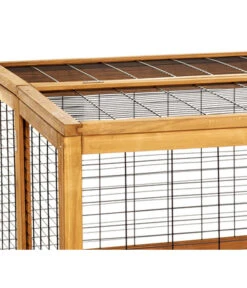 Dehner Freilaufgehege Rolf, Ca. B116/H58/T116 Cm -Garten im Freien 3515442 Bild WE DE 002 FujianTouristTradingFreilaufgehegeRolfNagerfreilaufRolfDach