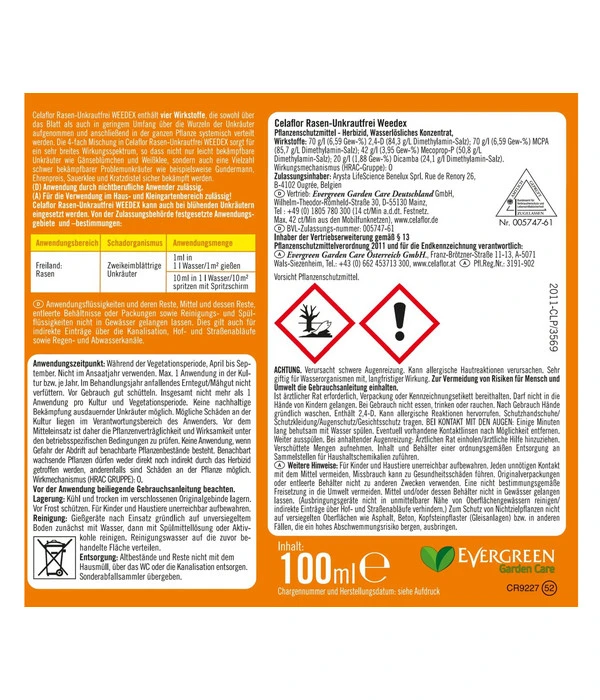 Celaflor® Rasen-Unkrautfrei Weedex® 4 Celaflor® Rasen-Unkrautfrei Weedex® – Bild 2