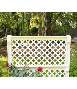 KHW Kunststoff-Pflanzkasten Mit Spalier, 100 X 43 X 140 Cm 19 KHW Kunststoff-Pflanzkasten Mit Spalier, 100 X 43 X 140 Cm -Garten im Freien 366500 WE DE 005 KastenSpalier100weiss