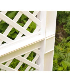 KHW Kunststoff-Pflanzkasten Mit Spalier, 100 X 43 X 140 Cm 21 KHW Kunststoff-Pflanzkasten Mit Spalier, 100 X 43 X 140 Cm -Garten im Freien 366500 WE DE 007 KastenSpalier100weiss