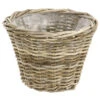Rattan-Topf, Rund, Grau-braun 2 Rattan-Topf, Rund, Grau-braun -Garten im Freien 3679347 3679362 3679578 WE FS 001 RattantopfGraubraun