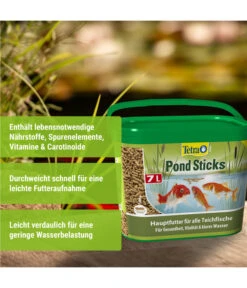 Tetra Pond Sticks, Fischfutter -Garten im Freien 3711496 WE D 002 NEUTetraPondSticks7l