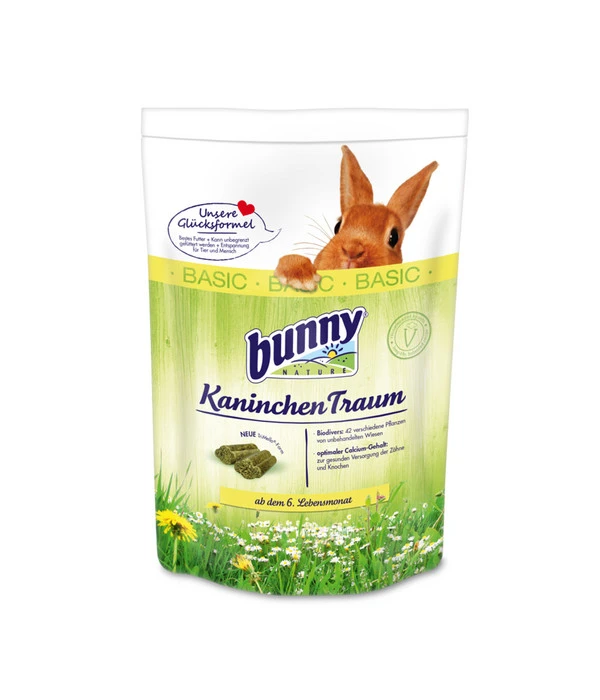 Bunny® NATURE Kaninchenfutter KaninchenTraum BASIC 3 Bunny® NATURE Kaninchenfutter KaninchenTraum BASIC