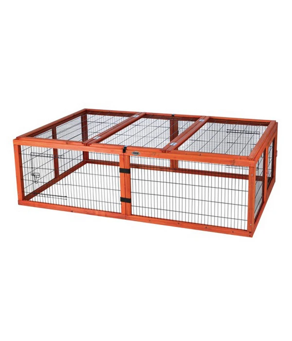 Trixie Natura Freilaufgehege Mit Abdeckung, Ca. B174/H48/T109 Cm 3 Trixie Natura Freilaufgehege Mit Abdeckung, Ca. B174/H48/T109 Cm