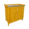 Habau Gartentisch Mit Unterschrank, Ca. B98/H95/T48 Cm 1 Habau Gartentisch Mit Unterschrank, Ca. B98/H95/T48 Cm -Garten im Freien 4031316 WE FS 001 HaubauGartentischUnterschrank