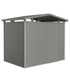 Biohort Metallgerätehaus Panorama® P2, Quarzgrau