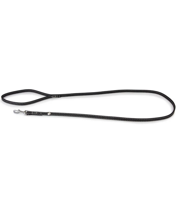 Das Lederband Hundeleine Olivvia Barcelona Black 3 Das Lederband Hundeleine Olivvia Barcelona Black