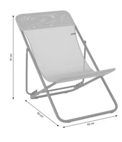 Lafuma Liegestuhl Maxi Transat, Batyline® 16 Lafuma Liegestuhl Maxi Transat, Batyline® -Garten im Freien 4070017 WE BG 001 LafumaMaxiTransatLac