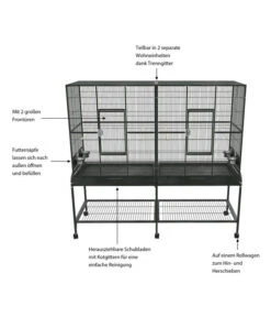 Dehner Vogelvoliere Aurelio 10 Dehner Vogelvoliere Aurelio -Garten im Freien 4075420 WE IG 003 DehnerVoliereAurelio