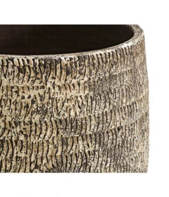 Dehner Keramik-Übertopf Stef, Rund, Braun -Garten im Freien 4083309 PR DE 001 4083325 TT1StefTopfBraunDehnerExpressHerzig