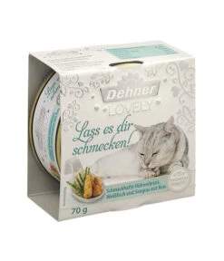 Dehner Premium Lovely Nassfutter Für Katzen Lass Es Dir Schmecken! -Garten im Freien 4096483 WE D 002 DehnerLovelyLassesdirschmecken70g