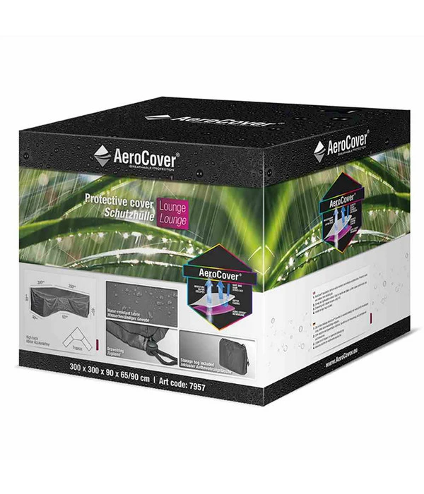 AeroCover Loungesethülle L-Form, Ca. B300/H90/T300 Cm 5 AeroCover Loungesethülle L-Form, Ca. B300/H90/T300 Cm – Bild 3