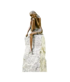 Rottenecker Bronze-Figur Emanuelle, 33 X 22 X 70 Cm