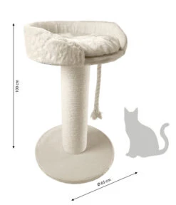 Dehner Lieblinge Kratzbaum Aurelio, Ca. B65/H100/T65 Cm -Garten im Freien 4161022 WE BG 001 DehnerMarkenqualitaetKatzenkratzbaumAurelio