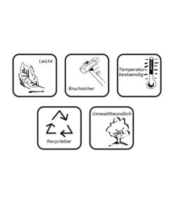 Farmet Kunststoff-Pflanzkübel Hydra -Garten im Freien 4177804 WE DE 005 WuerfelBo 43x43x43cmFLUORESZIEREND