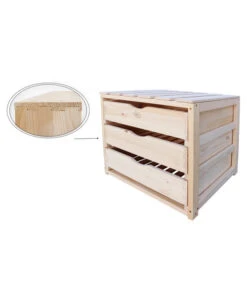 Habau Obst- Und Gemüsehorde, Ca. B50/H45/T40 Cm -Garten im Freien 4192746 WE FS 004 habauGemueseobsthorde