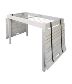 Habau Balkontisch Mit Wäscheleine, Ca. B106/H75/T60 Cm -Garten im Freien 4192795 WE FS 003 HabauBalkontischWaeschespinne