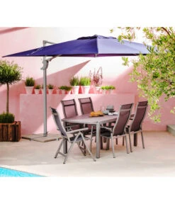 Dehner Ausziehtisch Chicago, Ca. B160-210/H74/T90 Cm -Garten im Freien 4210381 6703060 WE MO 004 TischChicagoSchirmZypernNEU