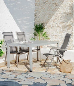 Dehner Ausziehtisch Chicago, Ca. B160-210/H74/T90 Cm -Garten im Freien 4210381 WE MO 002 GruppeChicagoNEU