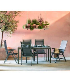 Dehner Ausziehtisch Chicago, Ca. B160-210/H74/T90 Cm -Garten im Freien 4210381 WE MO 003 GruppeChicagoNEU