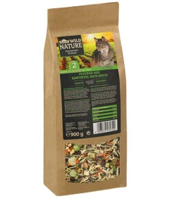 Dehner Wild Nature BARF-Ergänzungsfutter Für Hunde Flocken-Mix Kartoffel-Rote Beete