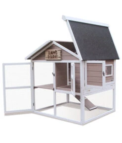 Dehner Nagerheim Happy Home Castel, Braun, Ca. B106/H108/T103 Cm -Garten im Freien 4261574 WE DE 005 Dehner HappyHomeNagerheimCastel