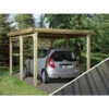Weka Carport 617, Mit Stahldach -Garten im Freien 4308763 WE MO 001 WekaCarport617mitPVC KunststoffdachEinzelcarportAbstellplatzAutounterstandUnterstandSchutzdach