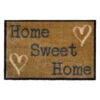 Hamat Fußmatte Fusion Dry Home Sweet Home, Ca. B75/T50 Cm -Garten im Freien 4313854 WE FS 001 FussmatteFusionDryHSH