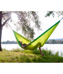 La Siesta Doppel-Reisehängematte Colibri 3.0, 350 X 190 Cm -Garten im Freien 4314670 WE MO 001 LaSiestaEinzelhaengemattePalm