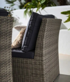 Dehner Geflecht-Lounge Rom, 4-teilig -Garten im Freien 4407334 WE DE 002 DehnerGeflechtLoungeRomNEU