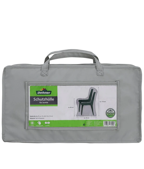 Dehner Abdeckhaube Für Stühle, Grau, Ca. B70/H110/T70 Cm 3 Dehner Abdeckhaube Für Stühle, Grau, Ca. B70/H110/T70 Cm