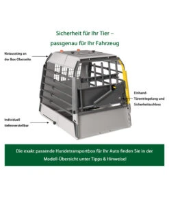 Kleinmetall® Hundetransportbox VarioCage Kompakt, Ca. B55,5/H65/T60-82 Cm -Garten im Freien 4419974 WE IG 001 KMTransportboxVarioCageKompakt neu
